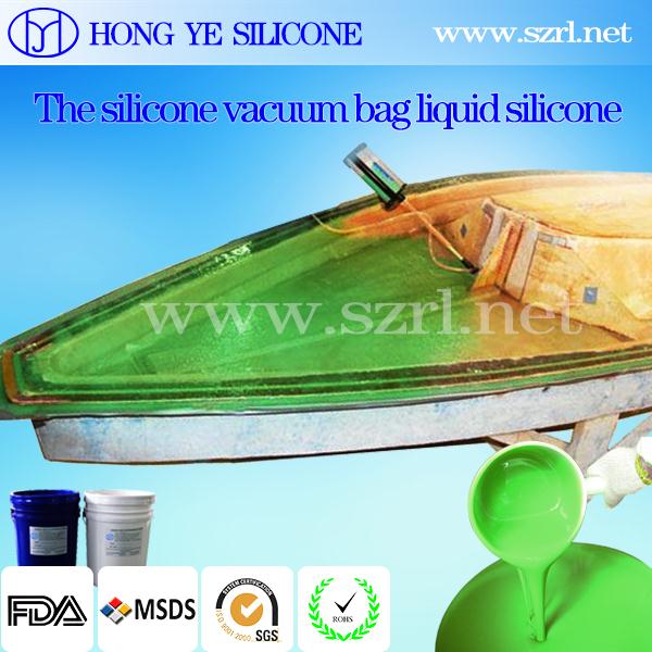 
			      Silicone rubber for vacuum bagging