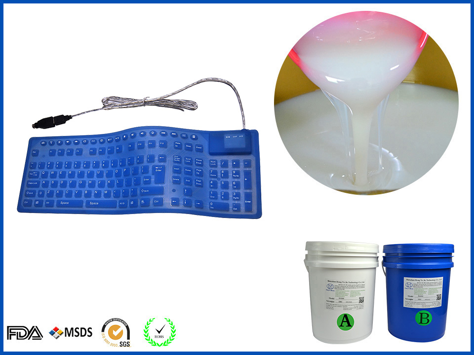Liquid silicone rubber for keyboard cover