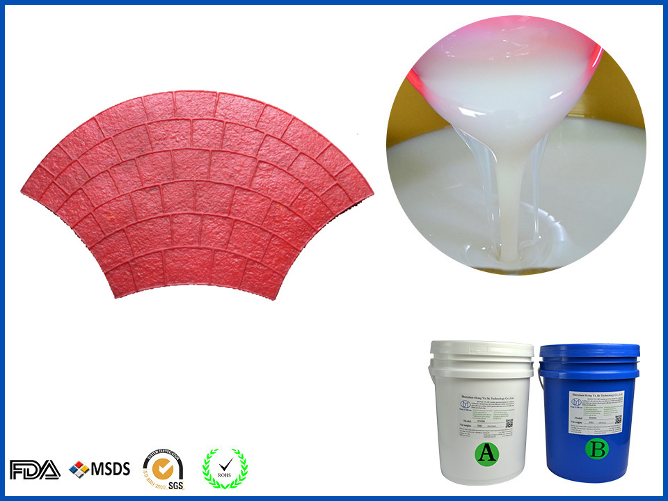 Liquid silicone for artificial stone cladding