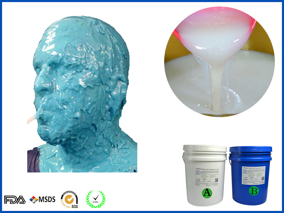 Skin safe silicone gel for makeup special effect