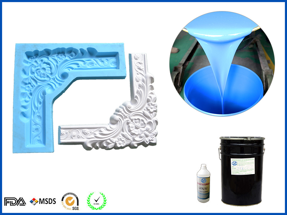 RTV moulding silicone rubber for gypsum cornice