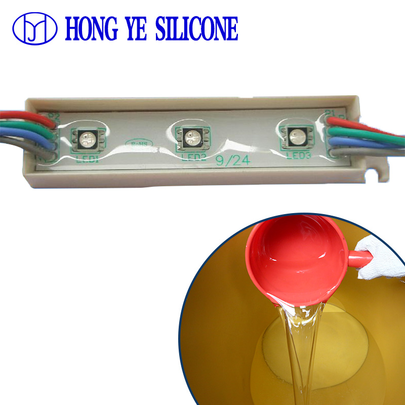Low Viscosity Self Adhesive Silicone Gel for LED Display Pott