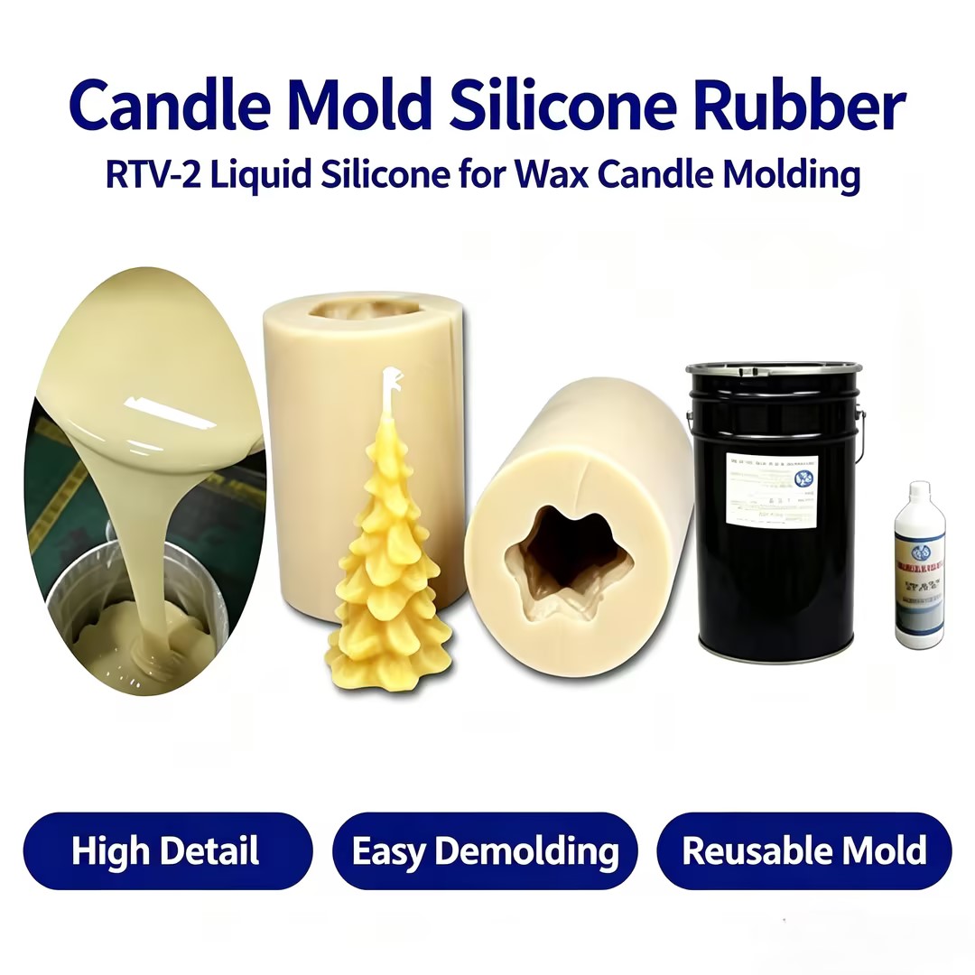 <b>Condensation‑Cure RTV‑2 Silicone Rubber for Wax Candle Mo</b>
