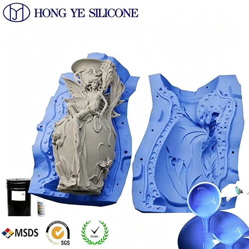 <b>Liquid Silicone for Gypsum Artworks Toy Molds</b>